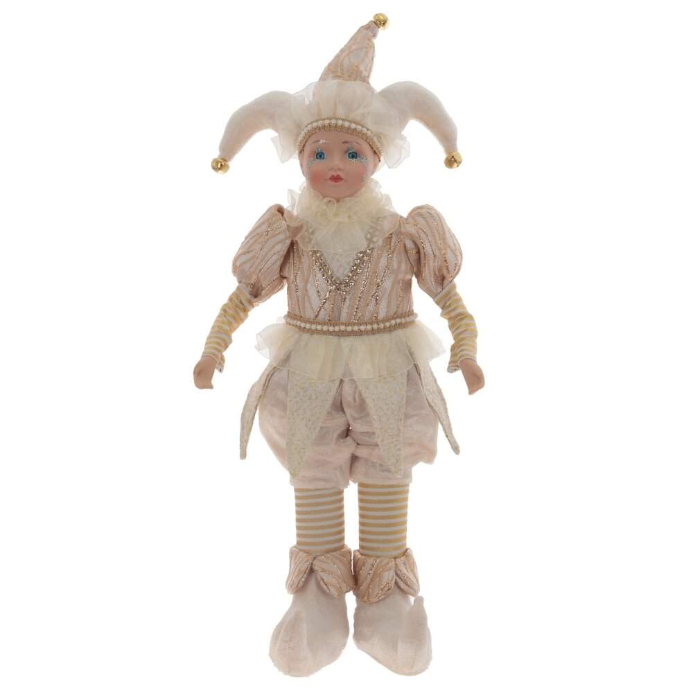 REMECO COLLECTION Игрушка набивная 807233 Клоун (музыка,движение) золото 18х13х55см 