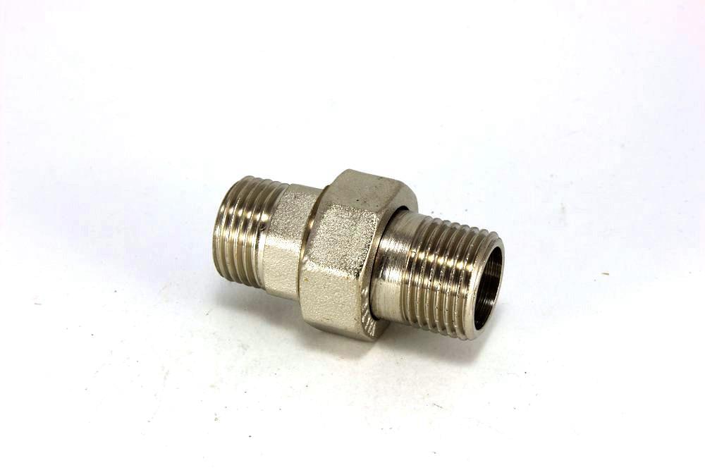 Американка прямая  1/2"  нар.-нар.  хром  VTr.728