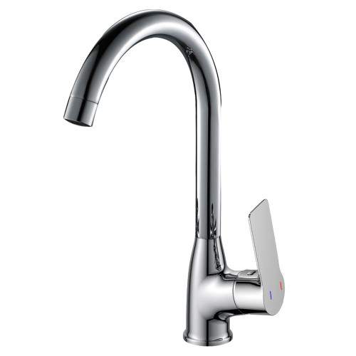 Смеситель Rossinka  RS27-23  д/кухни высокий излив