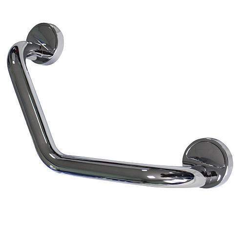 Ручка в ванную  изогнутая  30 см 1218 Санакс