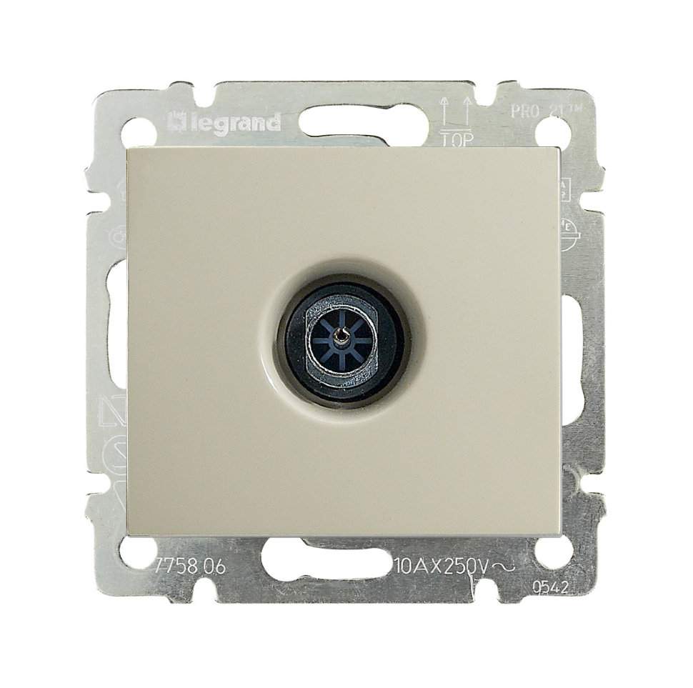 Розетка  VALENA  TV простая 2400MHz  сл.к  774329/33829