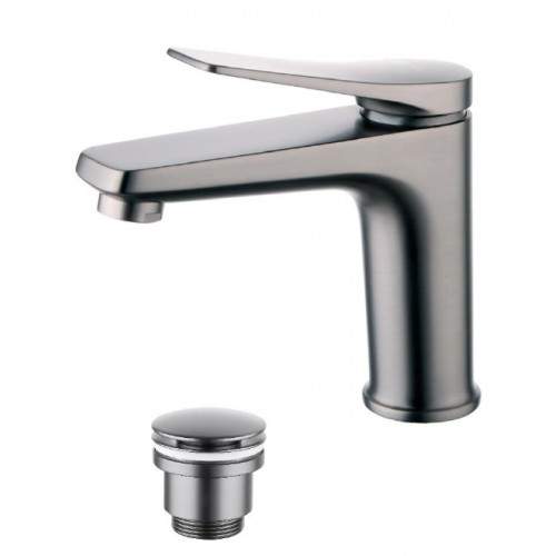 Смеситель Bronks/Lemark LM3706GM д/умыв/графит