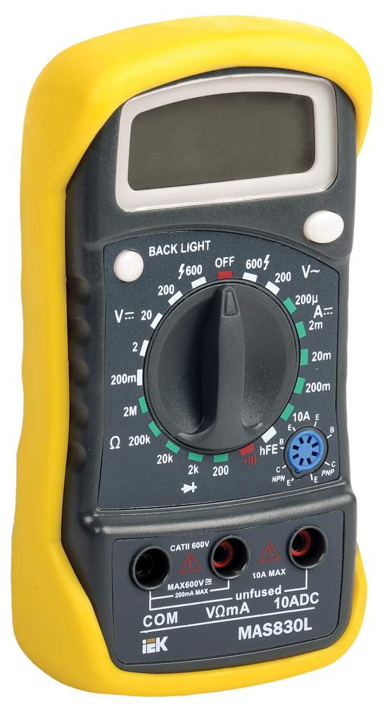 Мультиметр IEK Master  MAS830L  TMD-3L-830