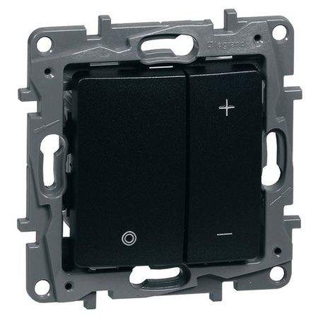 Светорегулятор Etika нажимной 400Вт антрацит  672618