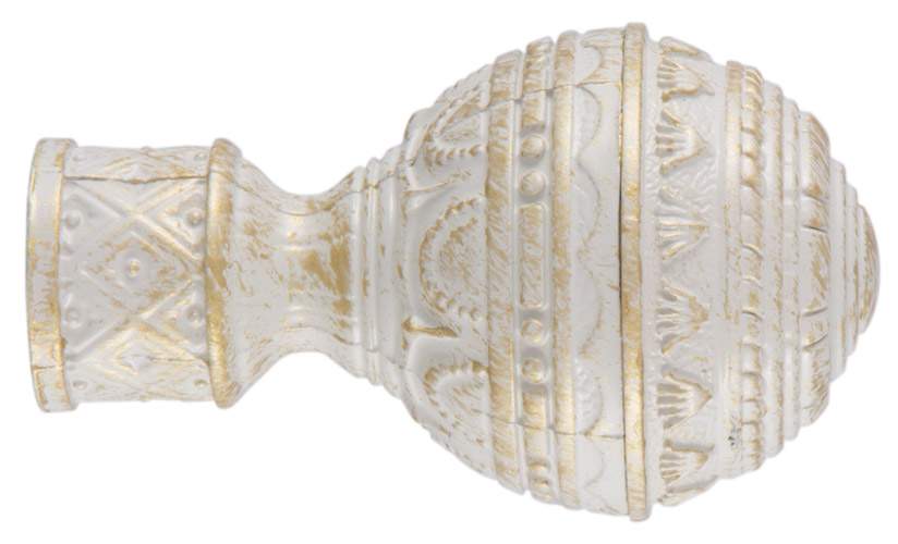 Наконечник DIY  16мм Белое золото Люксор 16.01.30.105