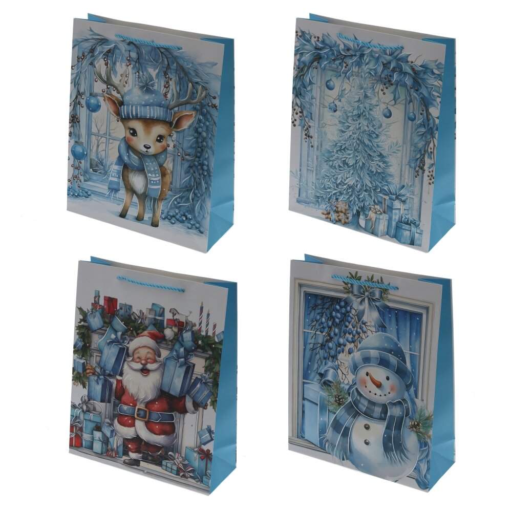 REMECO COLLECTION Пакет подарочный НГ 816959 26х10х32см 4в