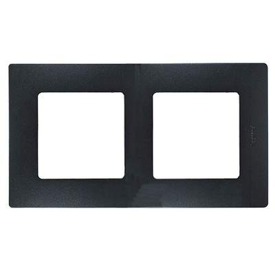 Рамка Etika 2-ая антрацит  672582