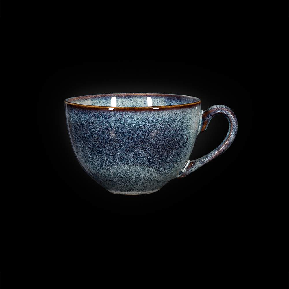 CORONE Celeste синий Чашка чайная фк0830 485мл (блюдце фк0838) HL900830 (4/24)