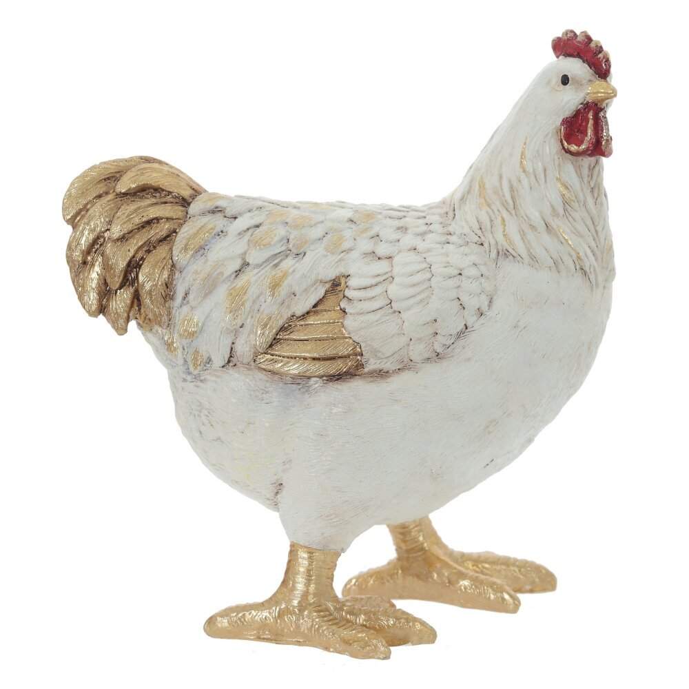 REMECO COLLECTION Фигурка декоративная 816033 Петух/Курица 18х9х20см полимерные материалы