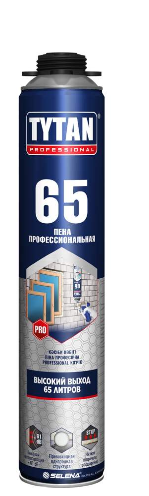 Пена TYTAN Professional 65 пистолетная 750мл  21079