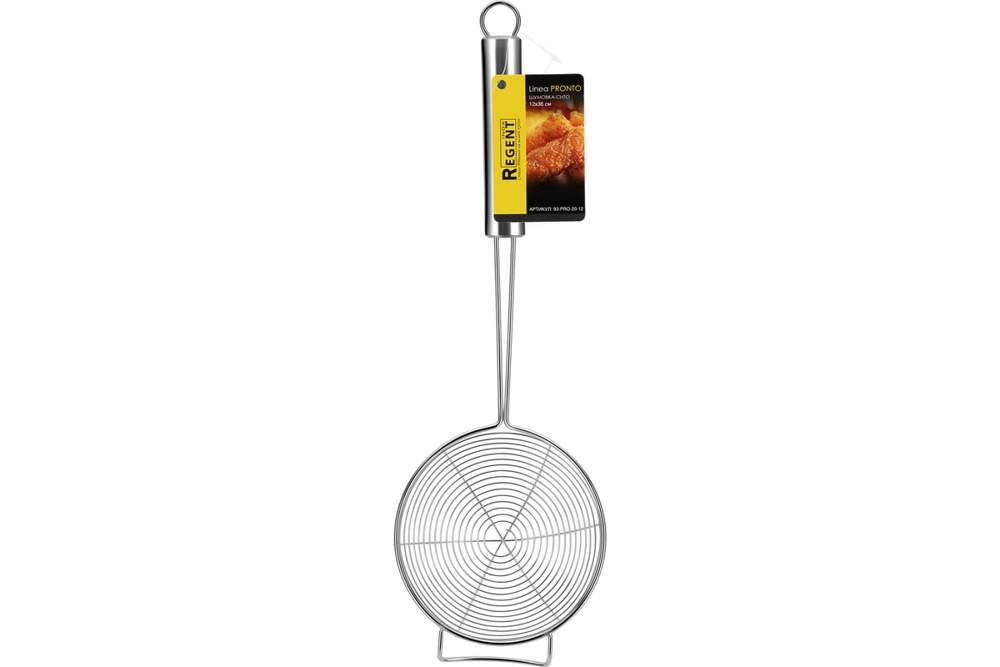 REGENT INOX Linea Pronto Сито-шумовка 93-PRO-20-12 нерж.сталь 12х36см