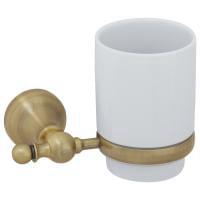 Стакан Veragio GIALETTA VR.GIL-6440.BR  настен. керамика/бронза