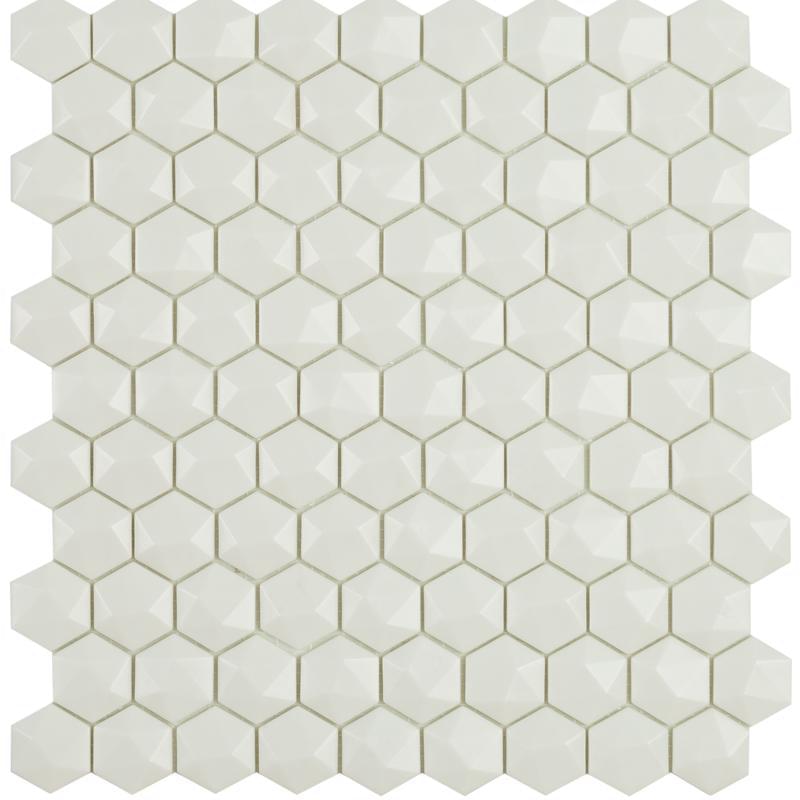 Мозаика Hex Matt Белый № 904D