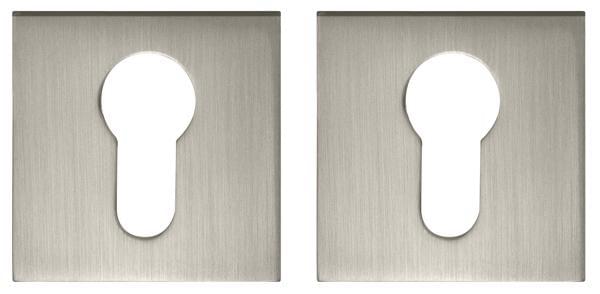 Накладка под цилиндр ET DM SN/CР-3 матов.ник./хром