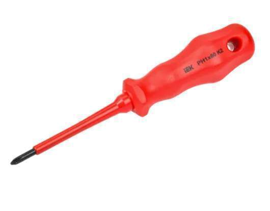 Отвертка диэлектрич. IEK ARMA2L 3  PH1х80 K2 A2L3-SC30-K2-PH-10-080