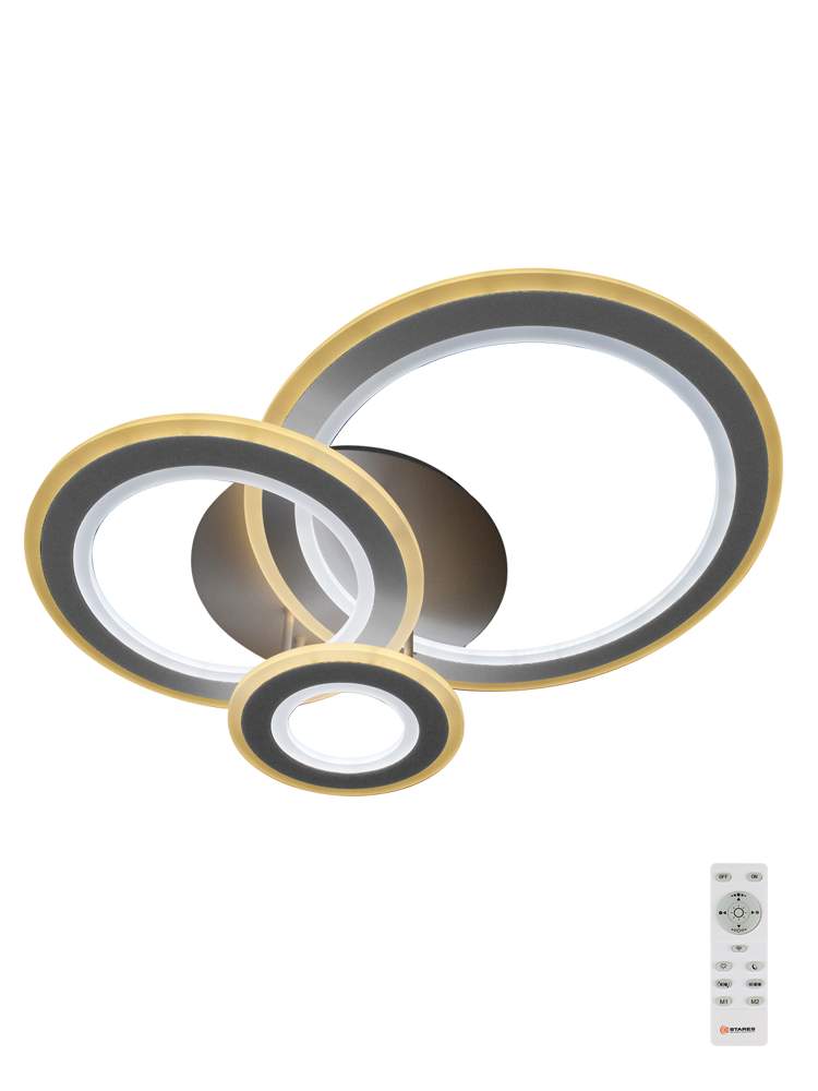 Светильник светод. упр. Triplex round 108w 3R-APP-713x492x128-white/white-220-ip20