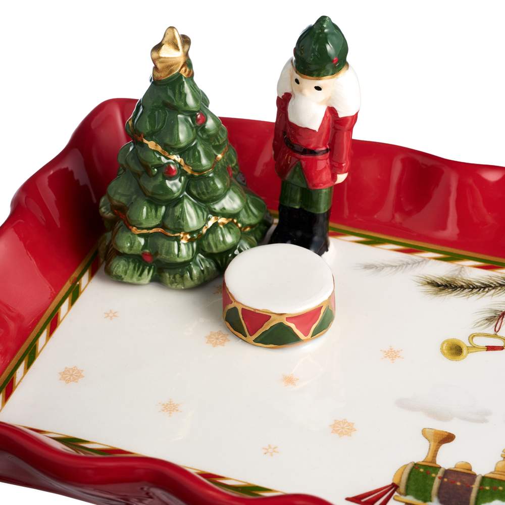 LEFARD Щелкунчик Блюдо 406-783 сервировочное керамика 36,5х14,8х8,5см