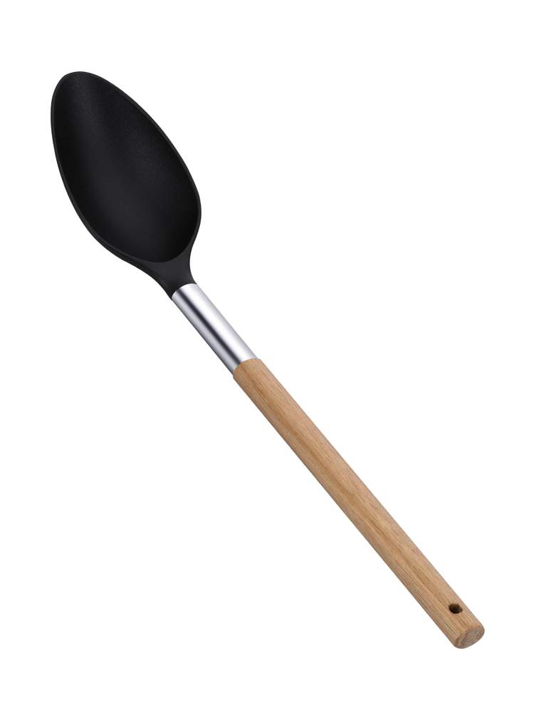 REGENT INOX Linea Acacia Ложка 93-TO-AC-01 кулинарная 350х63х49мм (нейлон,нерж. сталь,акация)