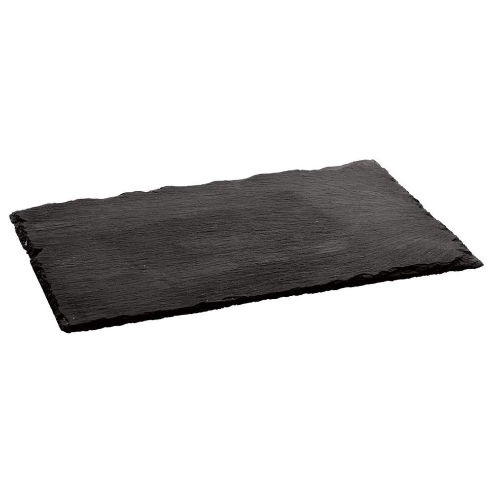 P.L. Proff Cuisine Блюдо д/подачи 40х25х0,5см черный сланец 81229064/MSL4025  