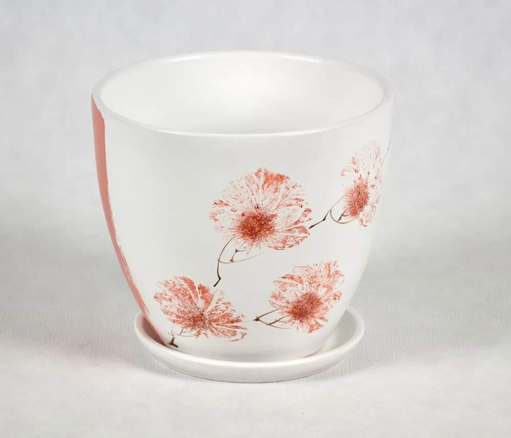 Горшок Высокий овал Каприфоль брус. (D12) 0,6л СД343