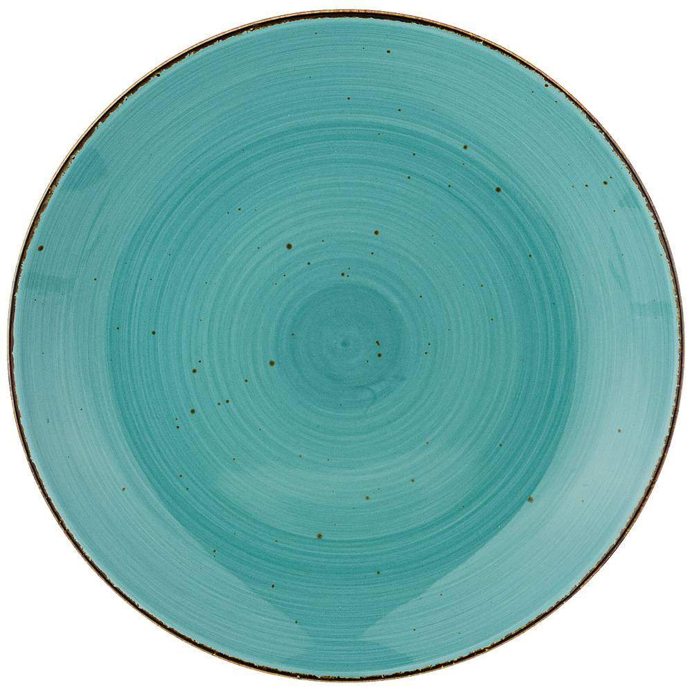 BRONCO Nature бирюзовый Тарелка обеденная 263-1028 26,5см  