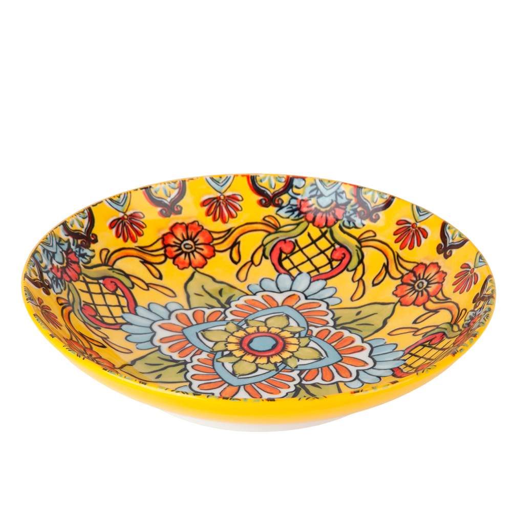 NOUVELLE HOME Arabesque желтый Тарелка 0860144 21х4,5см
