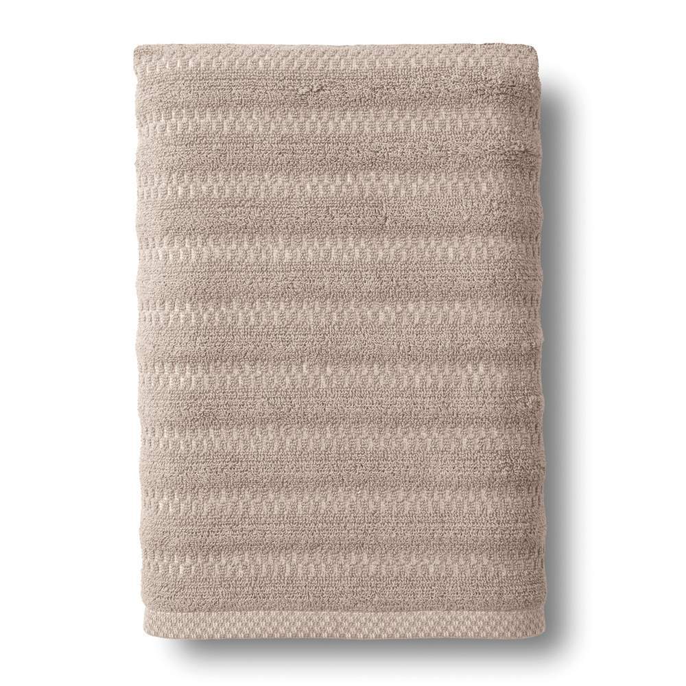 VEROSSA Полотенце Wave&pixels кофе/белый 70/140 МХ45 926008