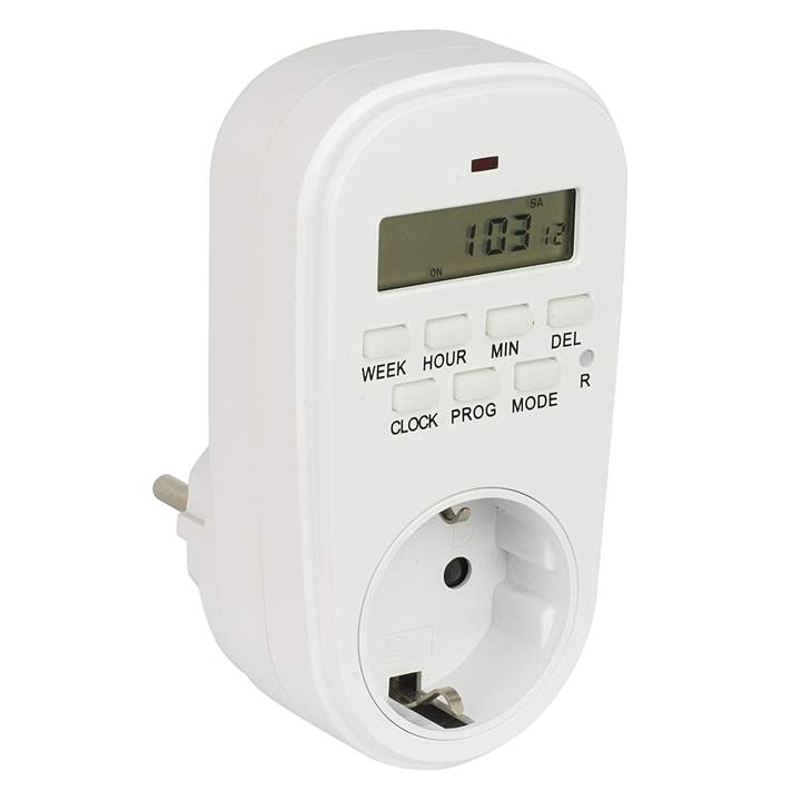 Таймер эл. розеточный  SAT-20p PROxima EKF SAT-20p