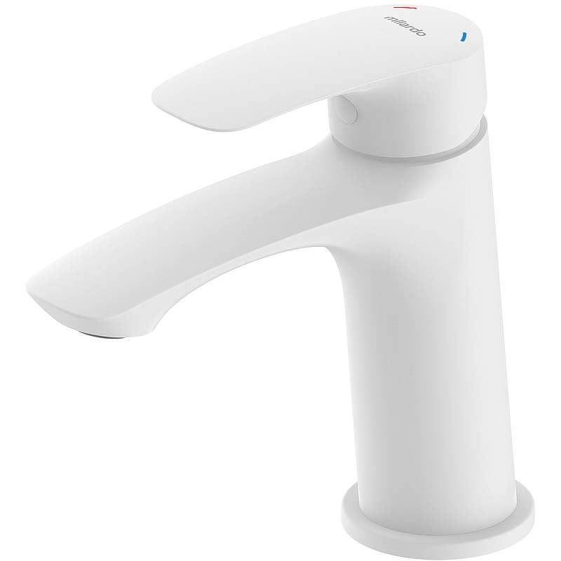 Смеситель Milardo Rora  RORWT00M01  д/умывальника белый мат