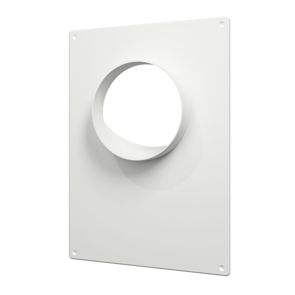 Площадка торцевая 125ПТП  пласт. 180х250 фланец D125