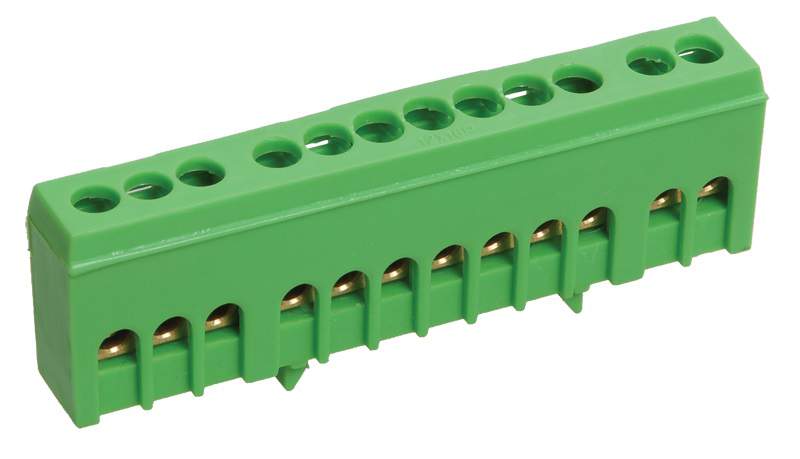 Шина ИЭК нулевая  на Din- из. ШНИ-6x9- 12 -К-З  YNN10-69-8KD-k06 250712