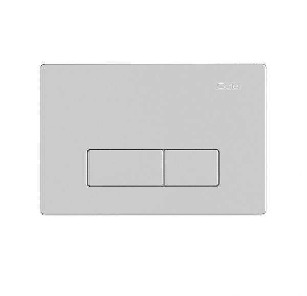 Клавиша Sole S0120 chrome ABS к инсталяции Sole д/подвесного унит.