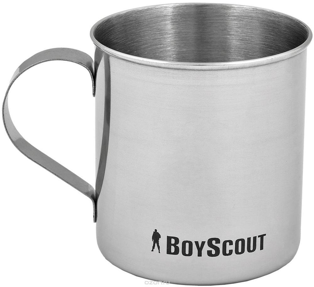Кружка BOYSCOUT туристич. 300мл нерж.сталь  61153