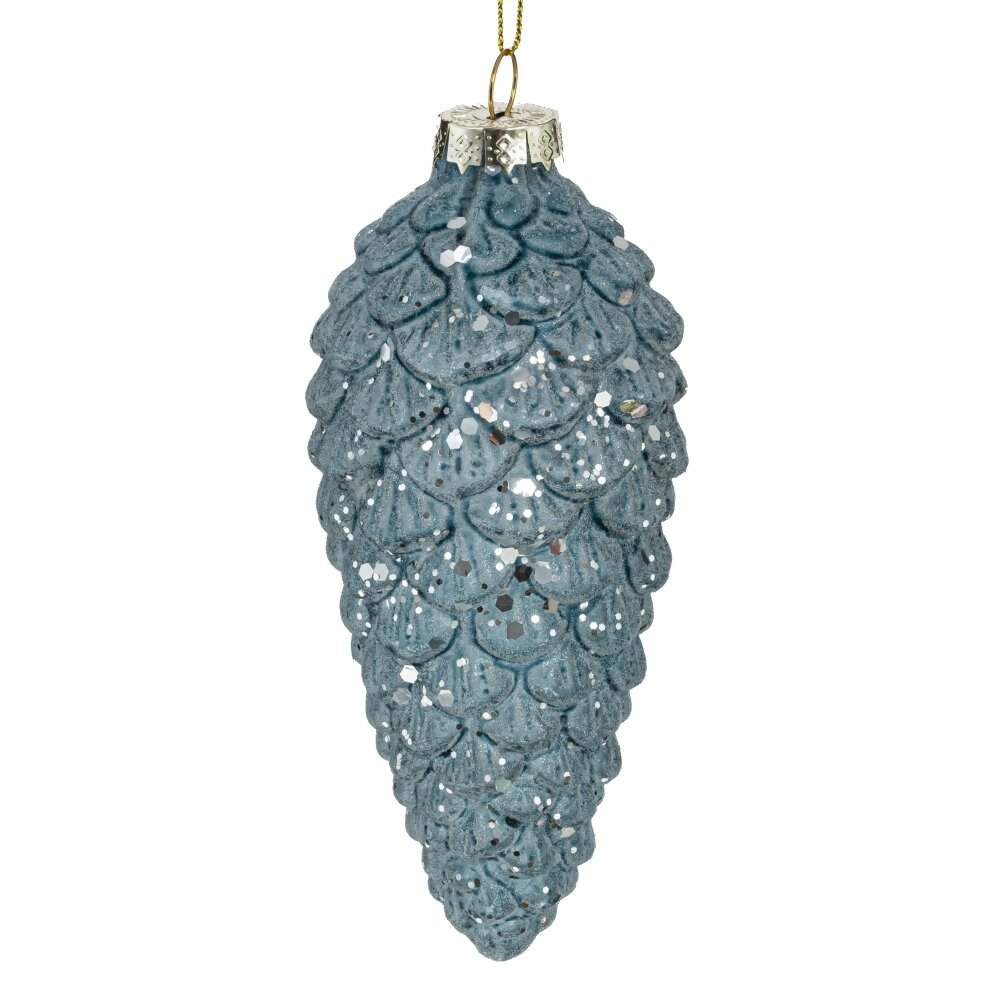 REMECO COLLECTION Игрушка елочная Шишка 793021 стекло 6х6х15см