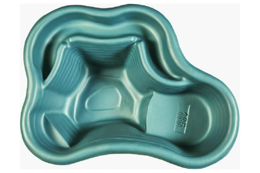 Пруд садовый GLQ  135л  декорат. прочный зеленый