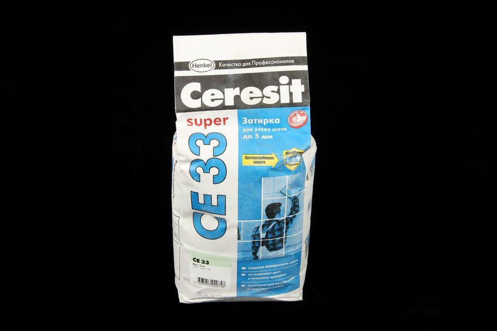 Затирка Ceresit CE33 S №64 мята  2-5мм (2кг) 873879