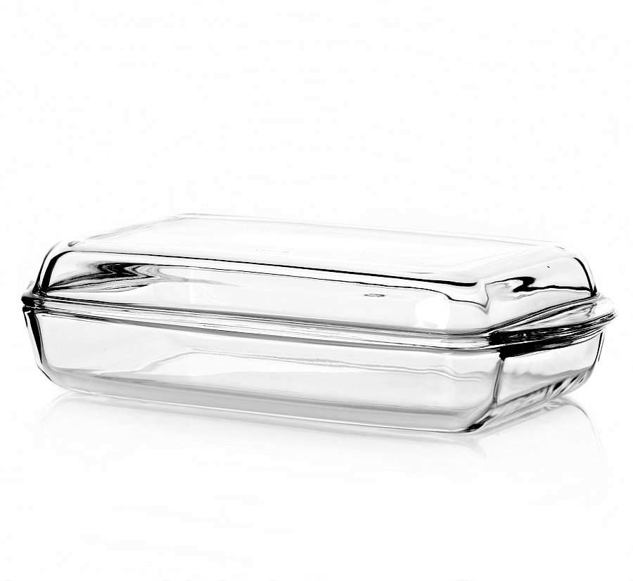 BORCAM Форма 59009 1950мл+1370мл прямоугольная с крышкой 336х190х50мм