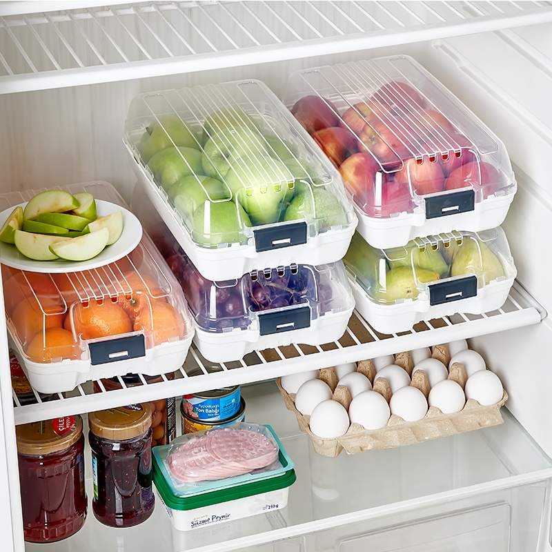 DUNYA PLASTIK Контейнер 07412 д/холодильника 323х183х103мм (48)