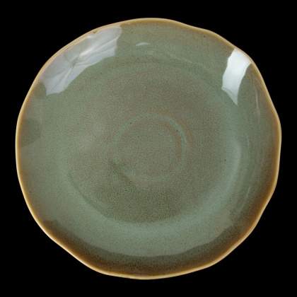 CORONE Primavera зеленый Тарелка фк1750 мелкая 277мм с фигурным бортом HS167044