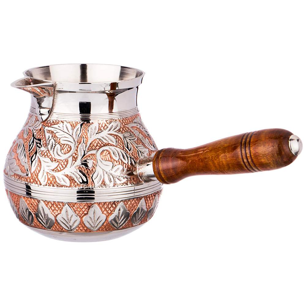 LEFARD Турка 733-113 Rosso 800мл резная латунь  