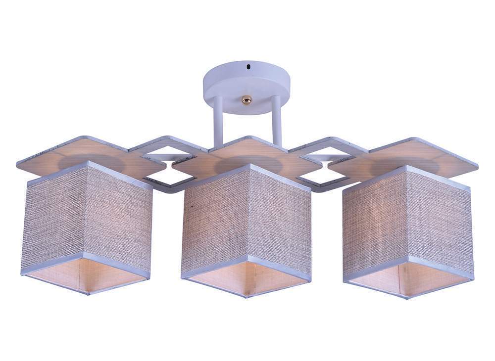 651/3P Св-к потолочный Escada E27*60W  White/Grey