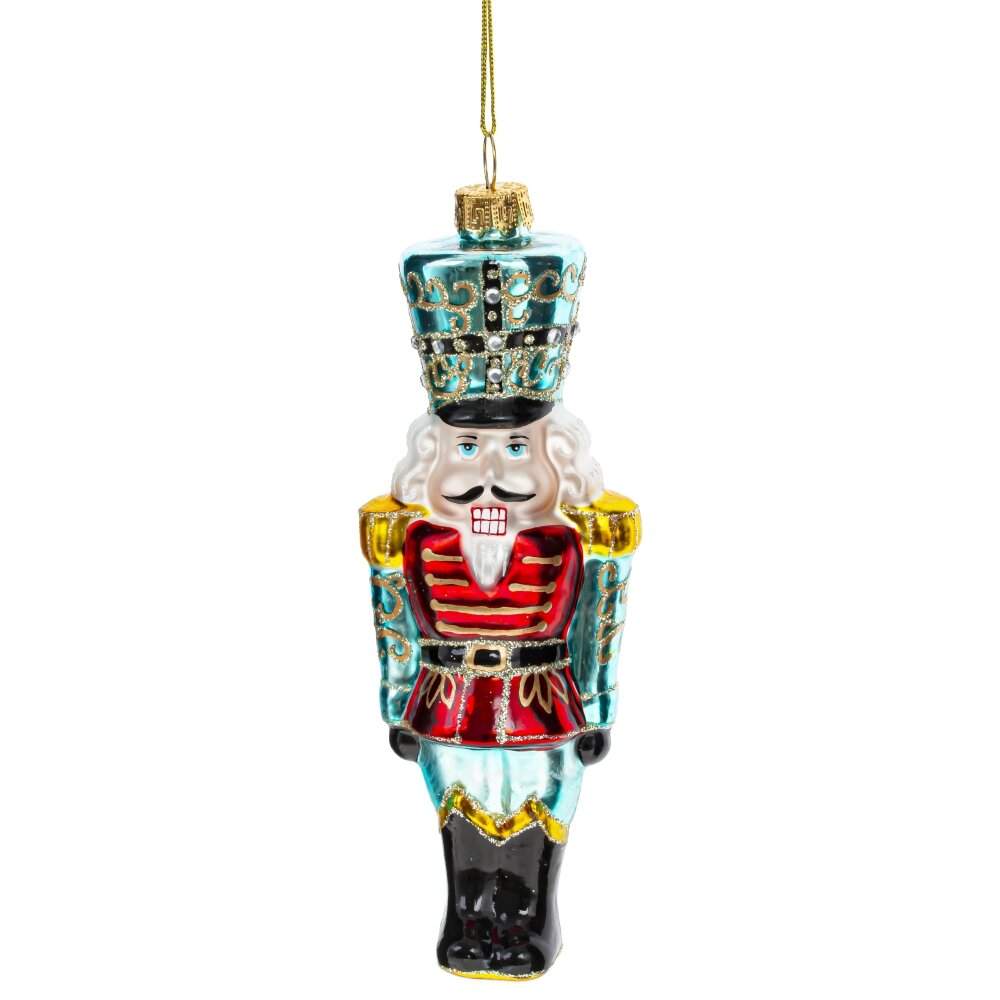 REMECO COLLECTION Игрушка елочная 794449 Солдат 5х4х16см (стекло) 