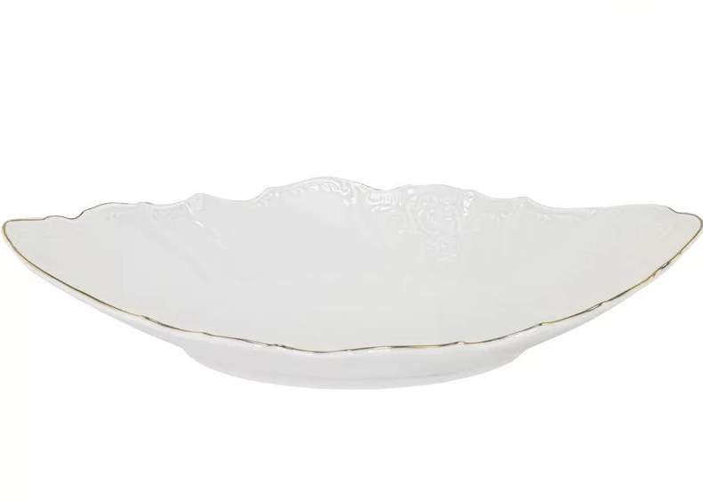 LENARDI Maria Gold Блюдо 226-064 овальное глубокое 33см 