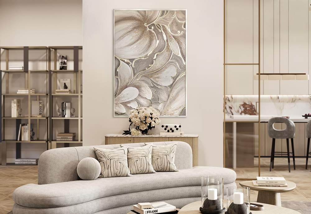 ГРАФИС Коллекция Арт Декор Мелодия цветов 1 60/90 Рама 4 (22-016) GRAF 24082