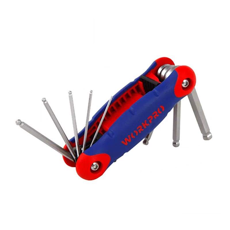 Набор ключей WORKPRO** шариков.шестигран. 8шт. метрические WP222020