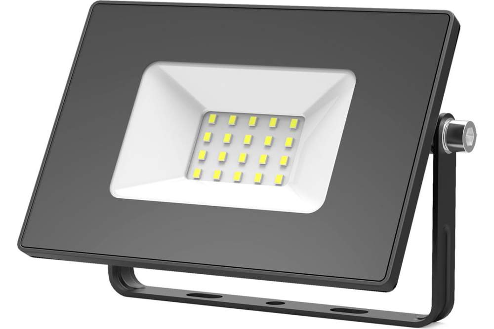 Прожектор светод. LED 20W 1380lm IP5 6500K черный GAUSS 613100320