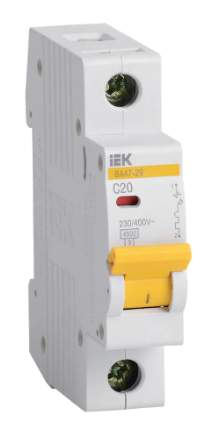 Авт.вык-ль ИЭК ВА47-29  1Р 20А  4,5кА  MVA20-1-020-C  16179