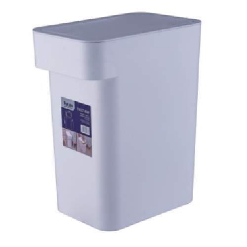 Ведро д/мусора Potato P417-8G*  серый 8л