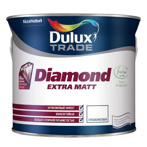Краска Dulux / Luxium Diamond Extra Matt  глубокоматовая BW 2,5л  5273934/5717204