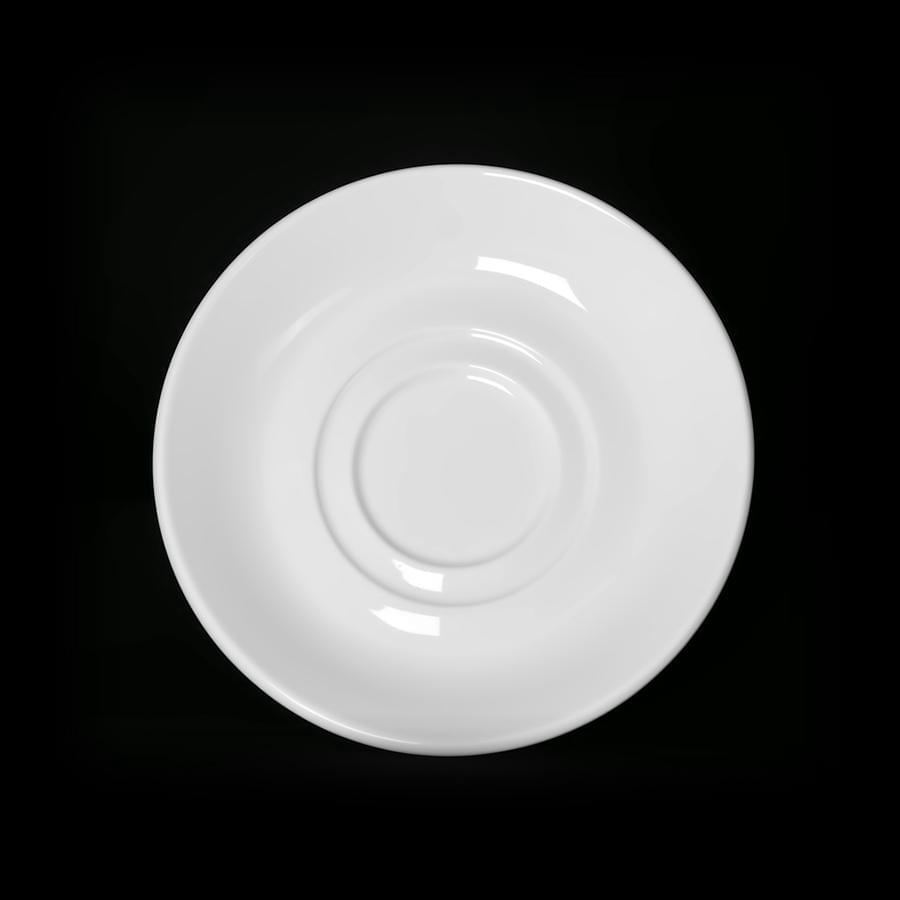 CORONE White Блюдце фк088 круглое 145мм к чашке фк029, фк089, фк090, фк091, фк092 (8/96)